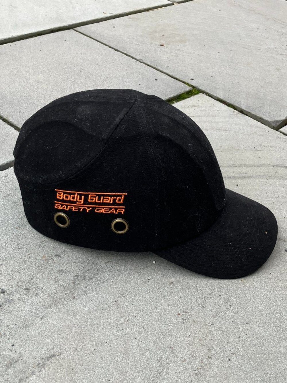 Body Guard Safety Gear | Black 5-Panel Baseball Style Bump Cap